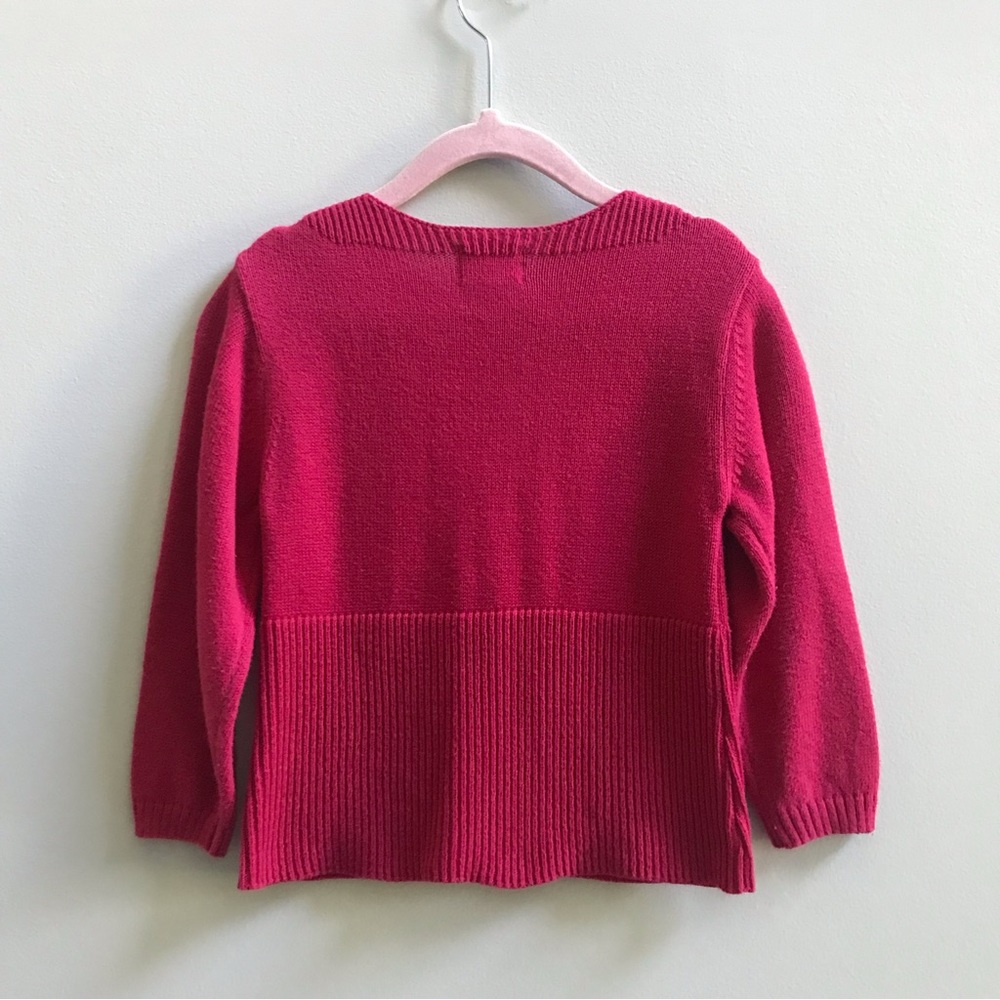 Neck & Neck Pink Knit Cardigan Sweater, Size 2-3 Years. - Picture 5 of 5